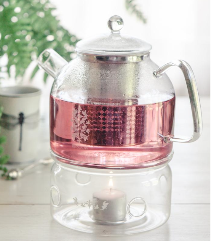 Tea Pot & Warmer set