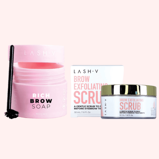 Eyebrow Scrub & Rich Brow Soap Duo Set | Lash V Australia